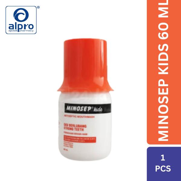 Minosep Kids 60 Ml Cairan Kumur Treatment Gigi Dan Mulut