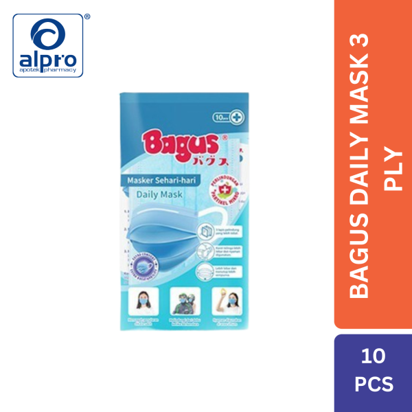 Bagus Daily Mask 3 Ply 10S