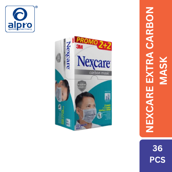 Nexcare Extra Carbon Mask 12X3Pcs