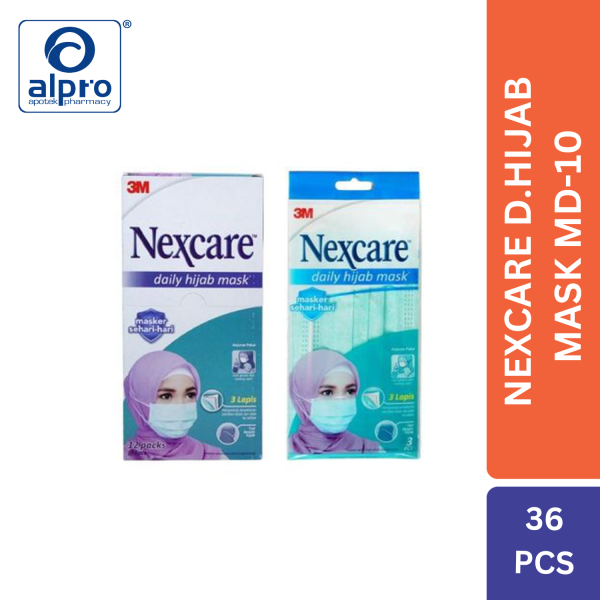 Nexcare D.Hijab Mask Md-10 12X3Pcs