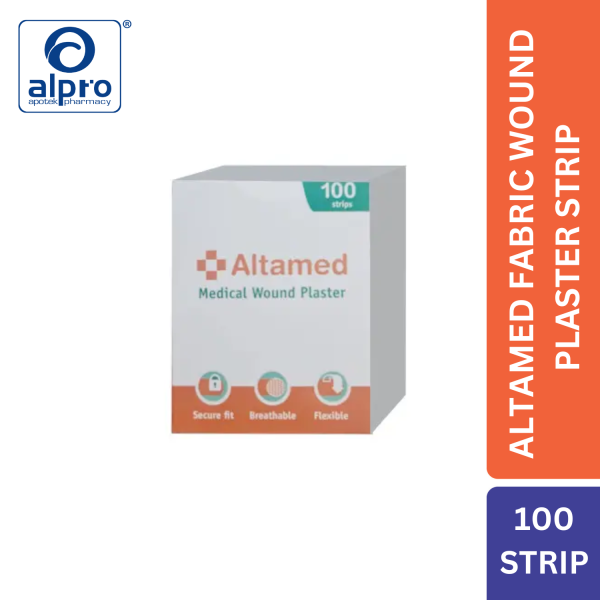 Altamed Fabric Wound Plaster Strip 12X10Pcs