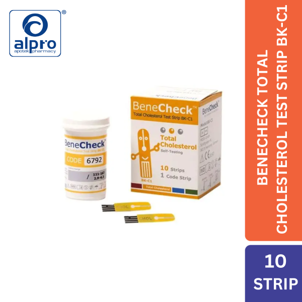 Benecheck Total Cholesterol Test Strip Bk-C1 10Pcs