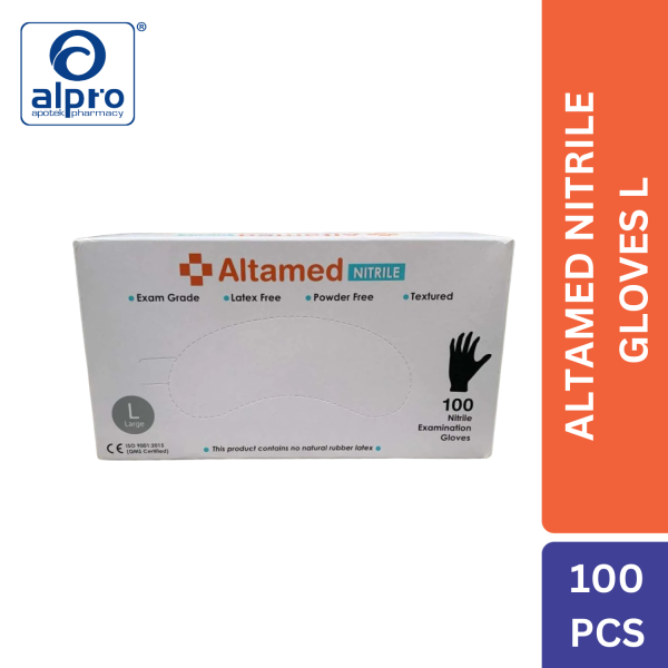 Altamed Nitrile Gloves L 100S