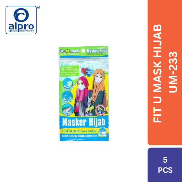 Fit U Mask Hijab Um-233 5Pcs