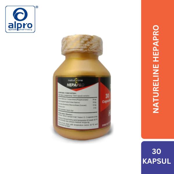 Natureline Hepapro Suplemen Membantu Menjaga Kesehatan Hati Isi 30 Kapsul