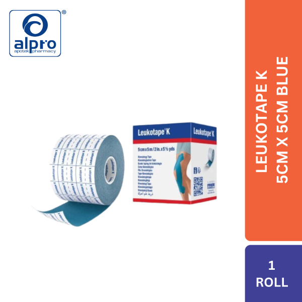 Leukotape K 5Cm X 5Cm Blue