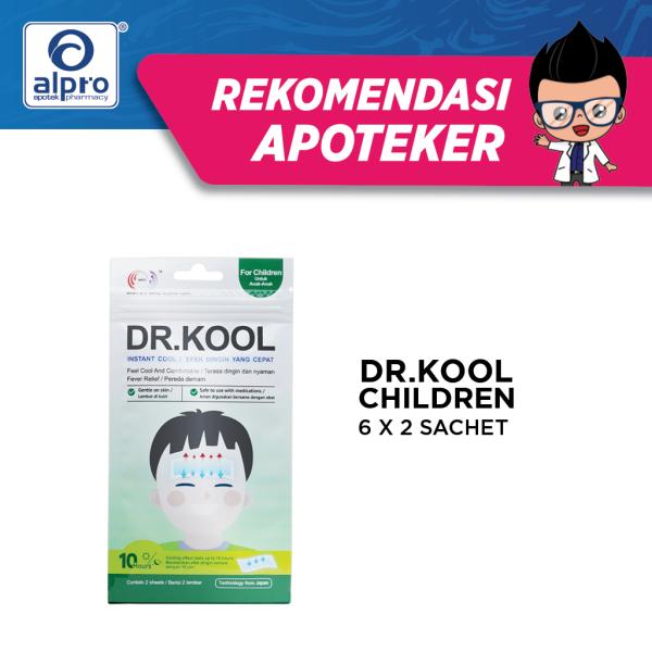 Dr. Kool Children  Untuk Menurunkan Suhu Tubuh 6Pcs