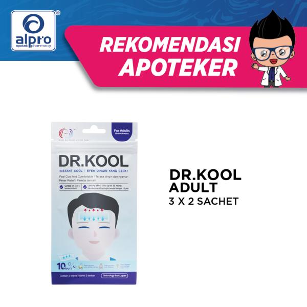 Dr. Kool Adult Untuk Menurunkan Suhu Tubuh  3Pcs