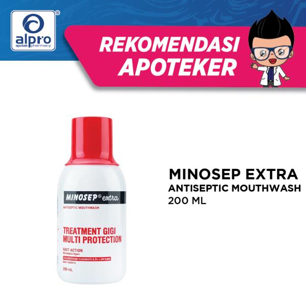 Minosep Extra 200 Ml Cairan Kumur Treatment Gigi Dan Mulut