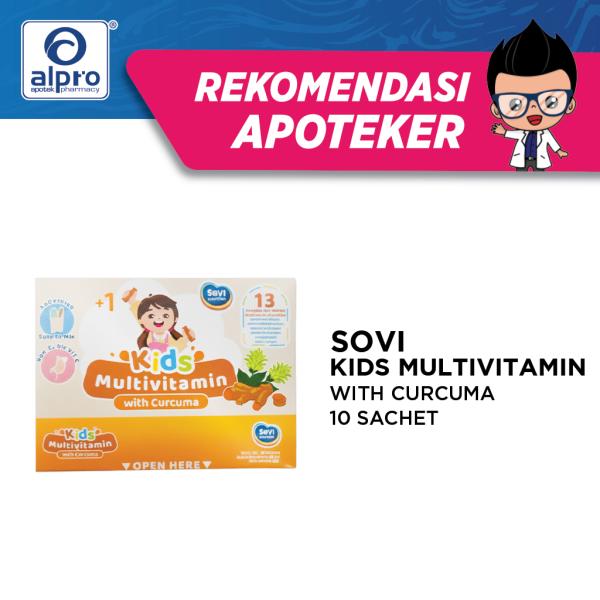 Sovi -Kids Multivitamin Curcuma Isi 10 Sachet