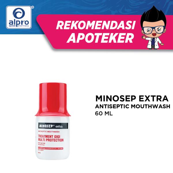 Minosep Extra 60 Ml Cairan Kumur Treatment Gigi Dan Mulut