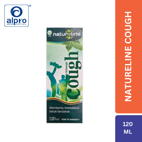 Natureline Cough Sirup Herbal Meredakan Batuk 120 Ml