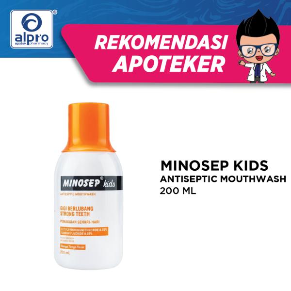 Minosep Kids 200 Ml Cairan Kumur Treatment Gigi Dan Mulut