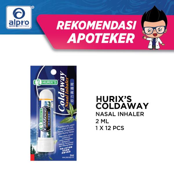 Hurixs Coldaway Inhaler 2ml x 12 Pcs