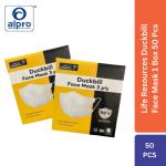 Liferesources Duckbill Mask White 50Pcs